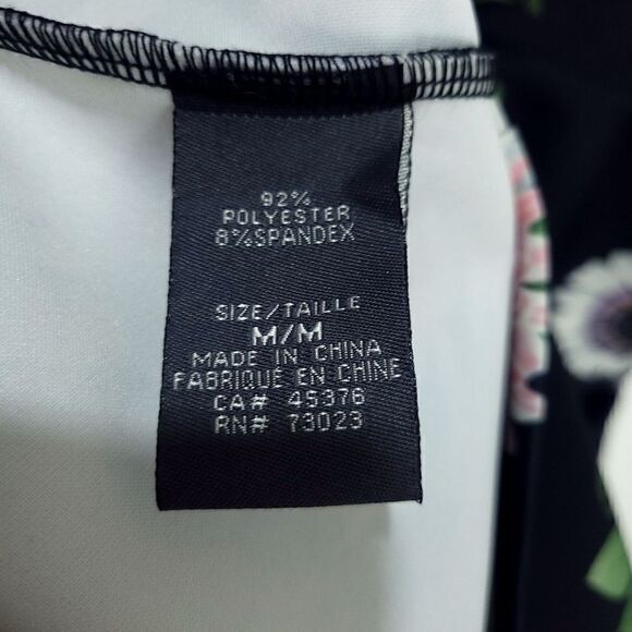 NWT Suzy Shier Floral Scuba Dress - Picture 9 of 11